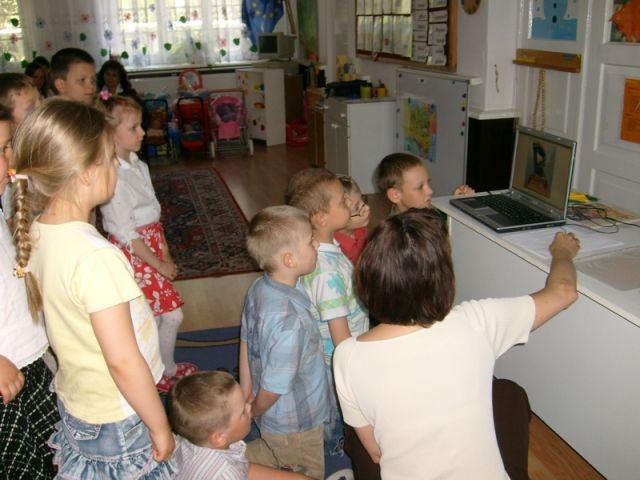 Zdj. nr. 19. Lekcja pokazowa w Przedszkolu nr 3