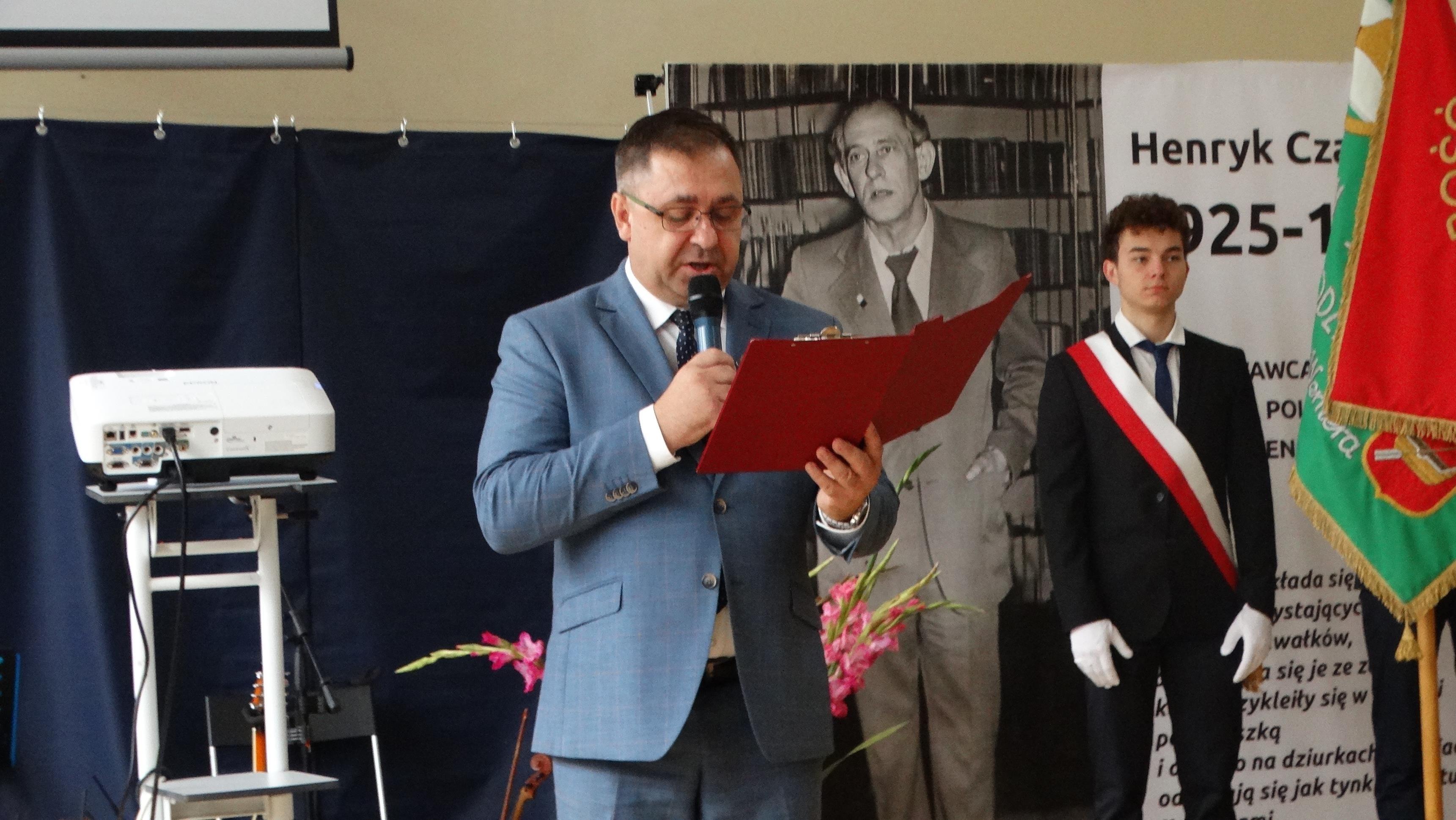 Zdj. nr. 4. Ławeczka dla Henryka Czarneckiego - 28 września 2024 r., Łódź