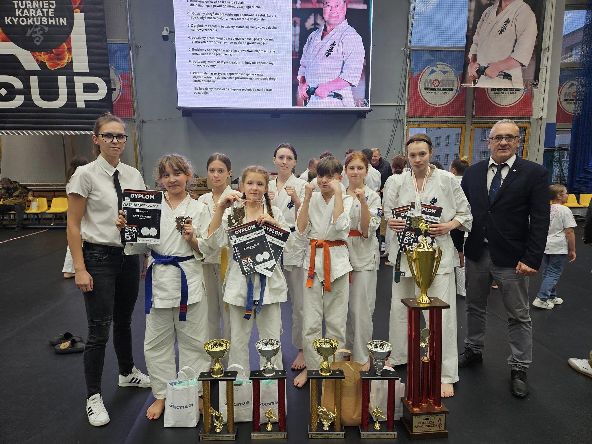 Ogólnopolski Turniej Karate Kyokushin SARI CUP - 5 października 2024 r., Żory