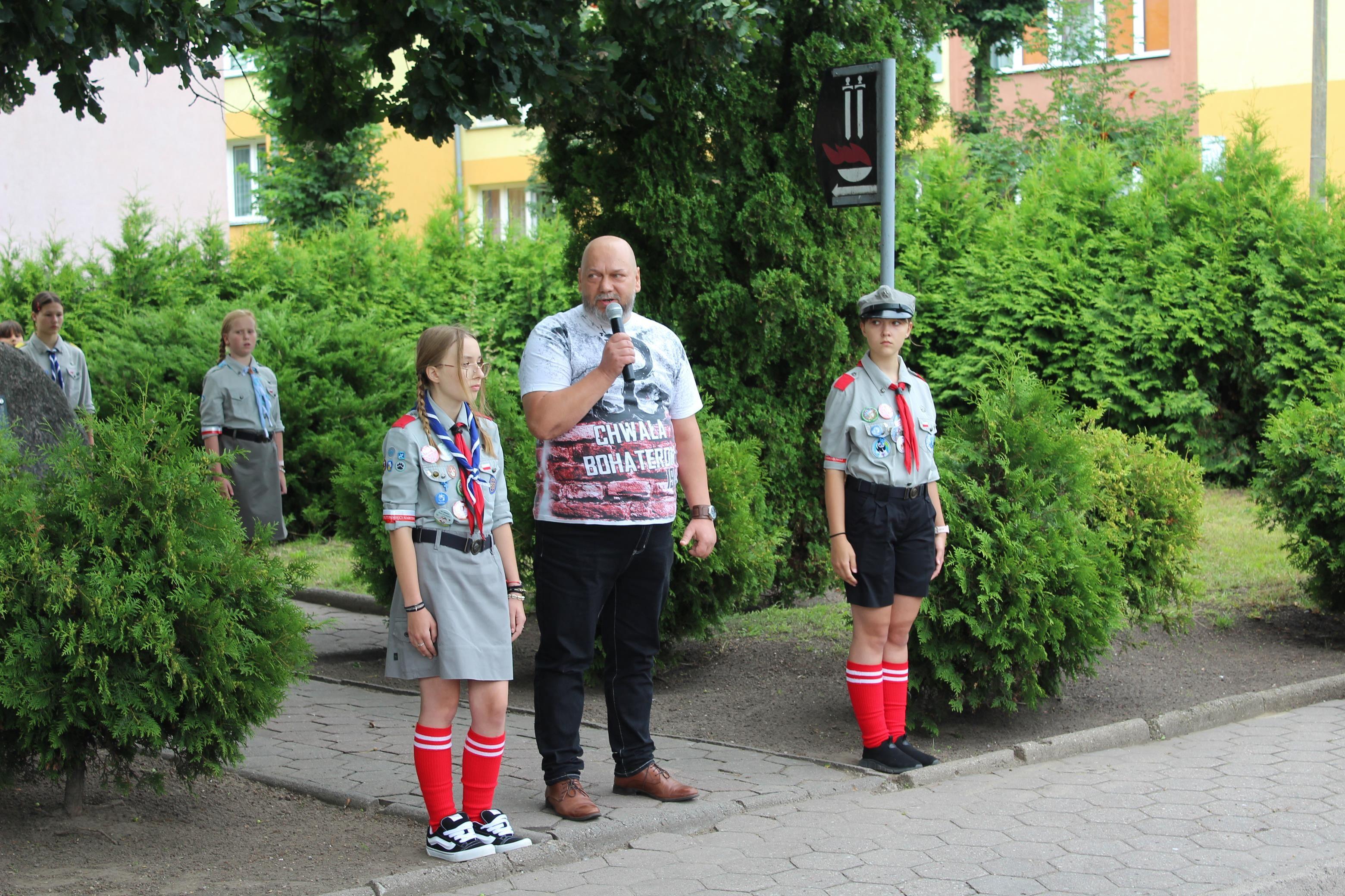 Zdj. nr. 4. Lipnowskie obchody 81. rocznicy wybuchy Powstania Warszawskiego -1 sierpnia 2025 r.