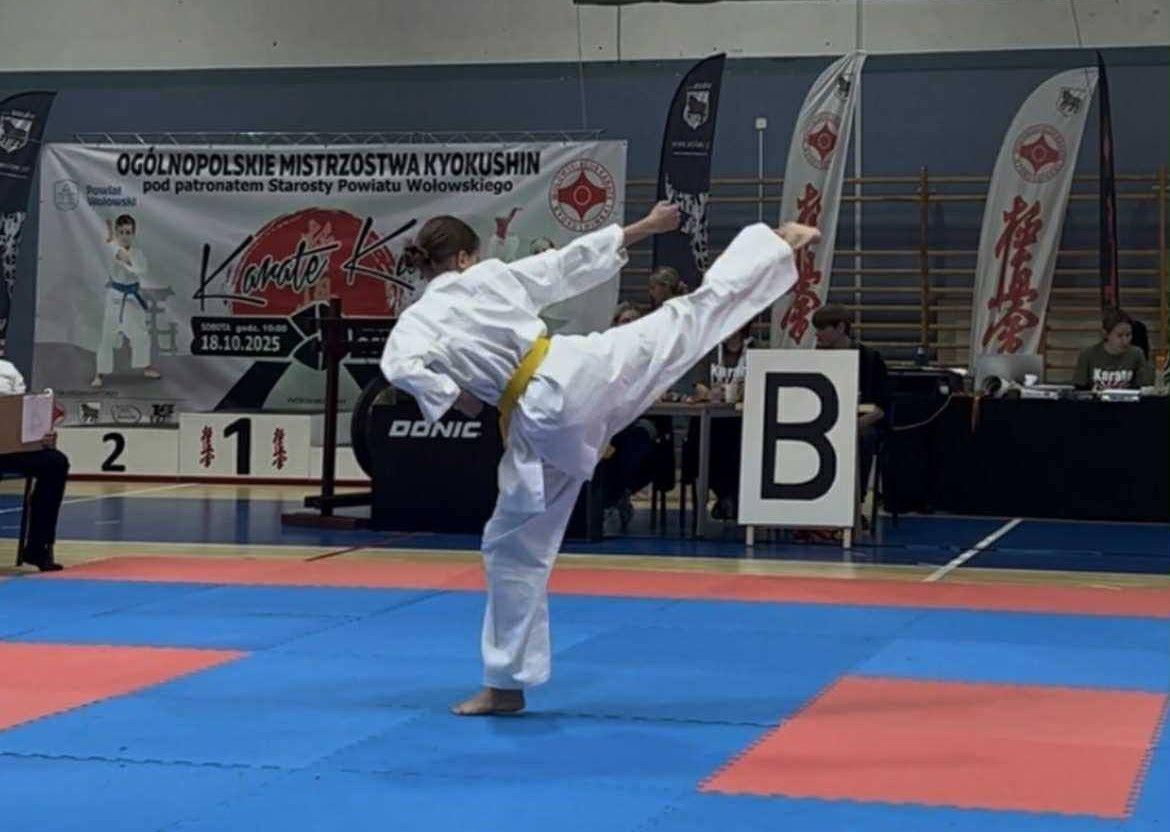 Zdj. nr. 2. VIII Mistrzostwach Karate Kyokushin Karate Kid w Wołowie - 18 października 2025 r.
