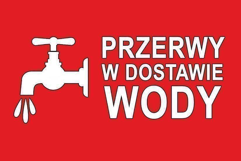 Informacja - przerwa w dostawie wody