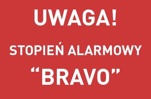 Stopień alarmowy BRAVO-CRP obowiązuje od 01-12-2025 r. do 28-02-2026 r.