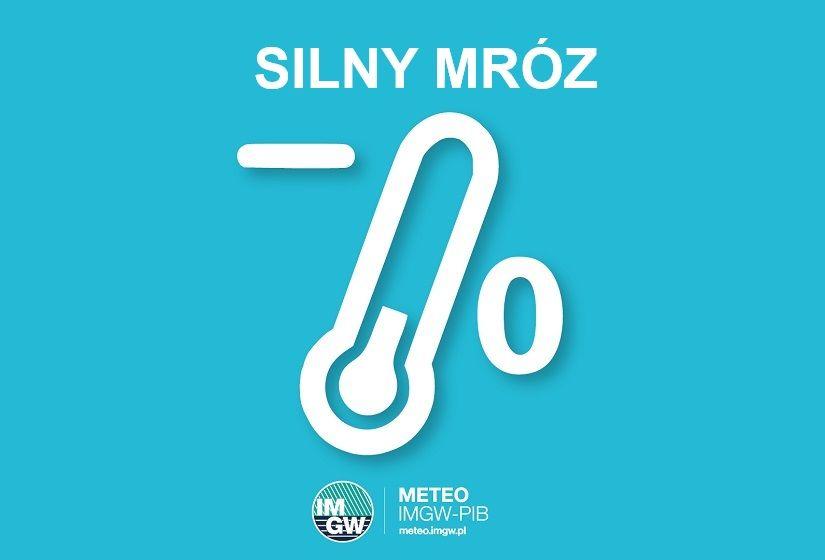 (Aktualizacja 22.01.2026 r.) Ostrzeżenia meteorologiczne: silny mróz